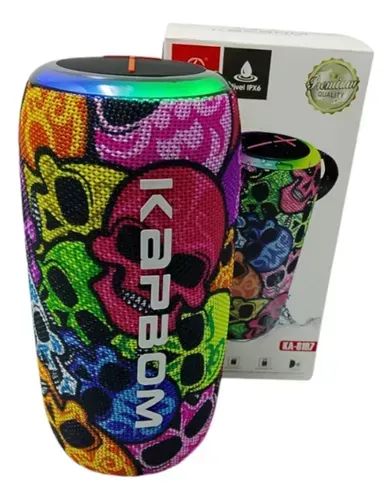 Caixa de som Bluetooth Estampada - Foto 3