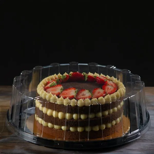 Embalagem para Bolo Boleira G 60A Torta Grande Delta - 2,2 Kg Galvanotek