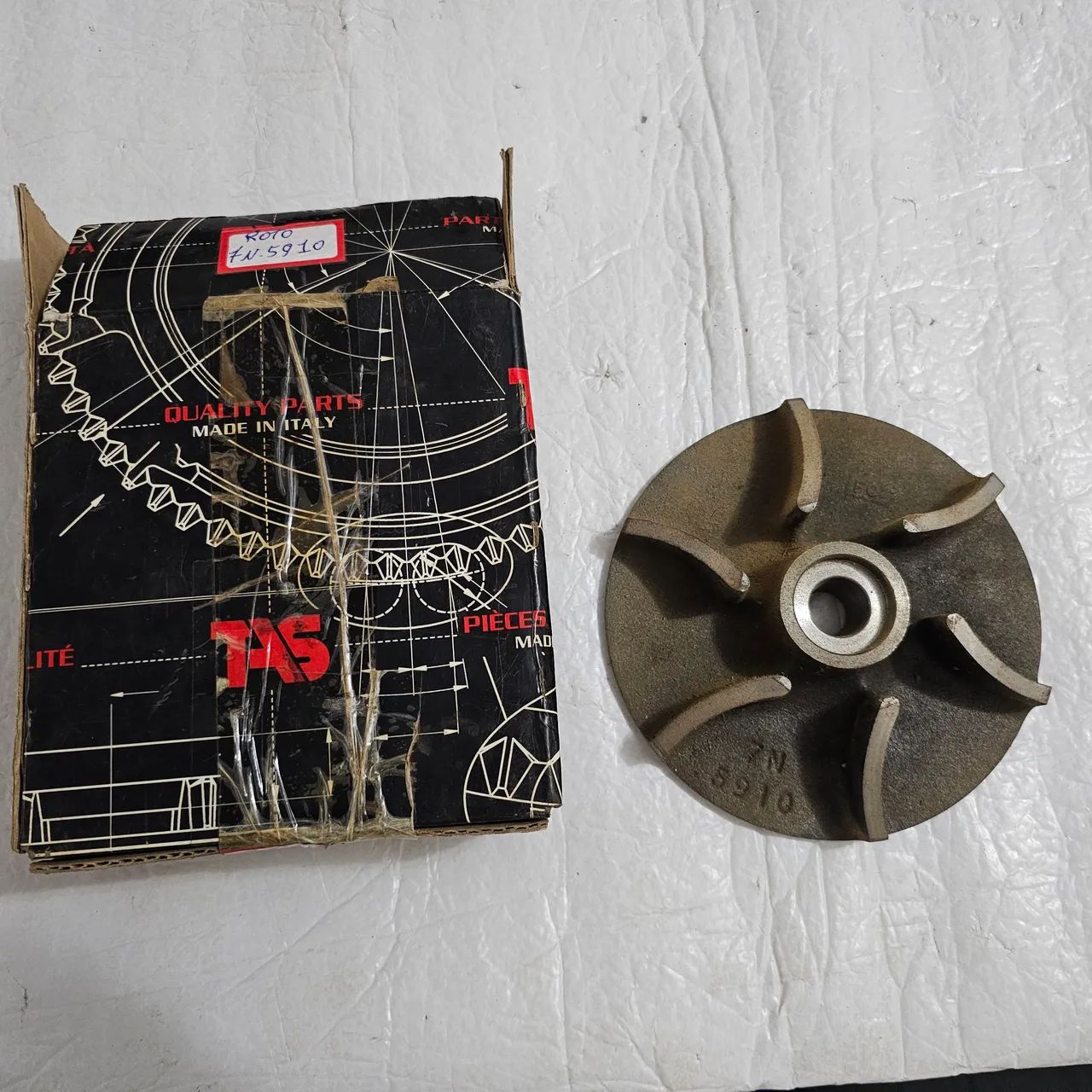 Trator esteira carregadeira caterpillar rotor bomba dagua 7N5910