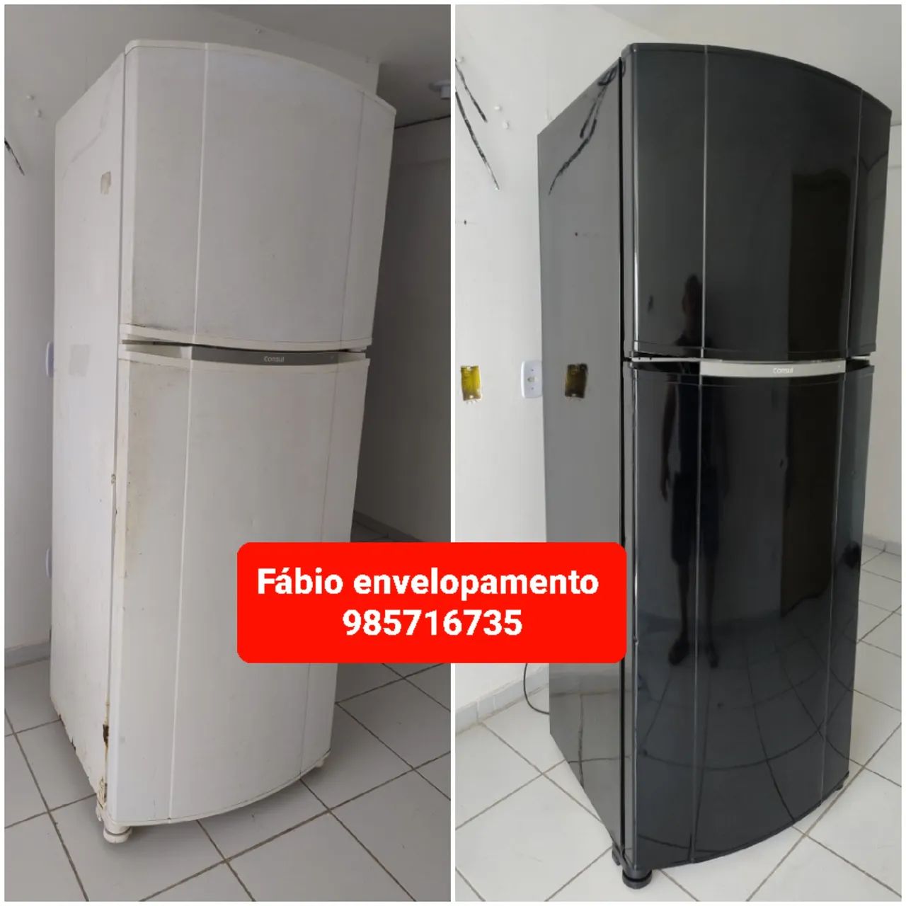 Geladeira enferrujada? Envelopamento profissional é a solução  - Foto 5