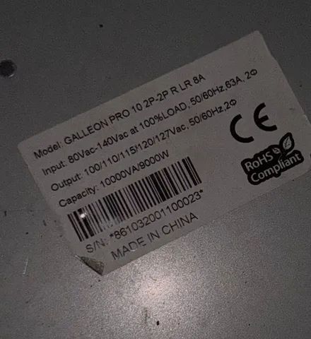 Nobreak galleon  de 10 kva  - Foto 2