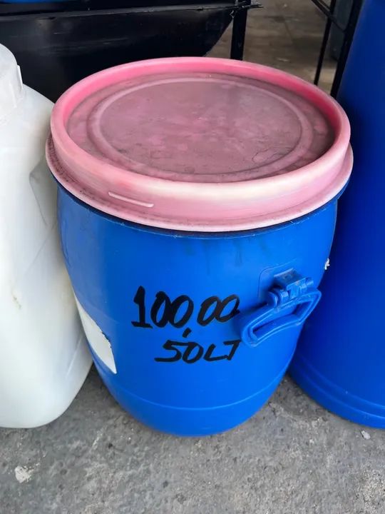 Bombonas 50 litros tampa e alças  - Foto 4