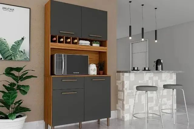 Armário com 4 Portas - Material: 100% MDF Pinot - R$549,00
