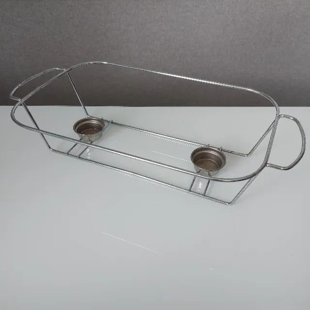 NOVO | Suporte Rechaud P/ Travessa Assadeira 35x21cm