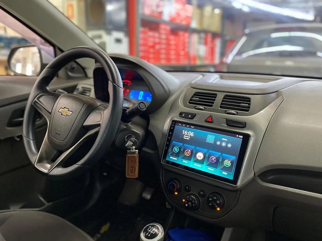 Multimídia Android Tela 9 polegadas Carplay sem fio Chevrolet Cobalt  - Foto 3