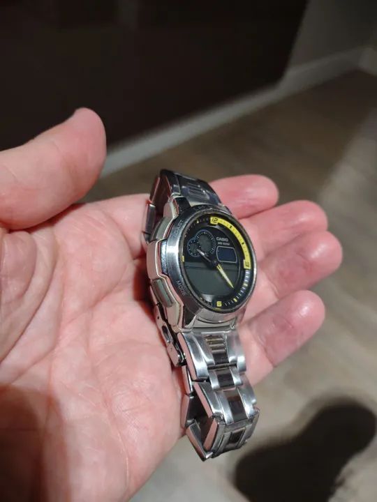 Relógio Casio WR 100M - para retirada de peças ou restauração - Foto 4