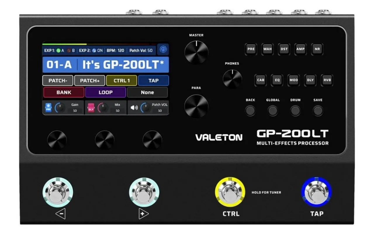 Pedaleira multiefeitos Valenton GP200LT