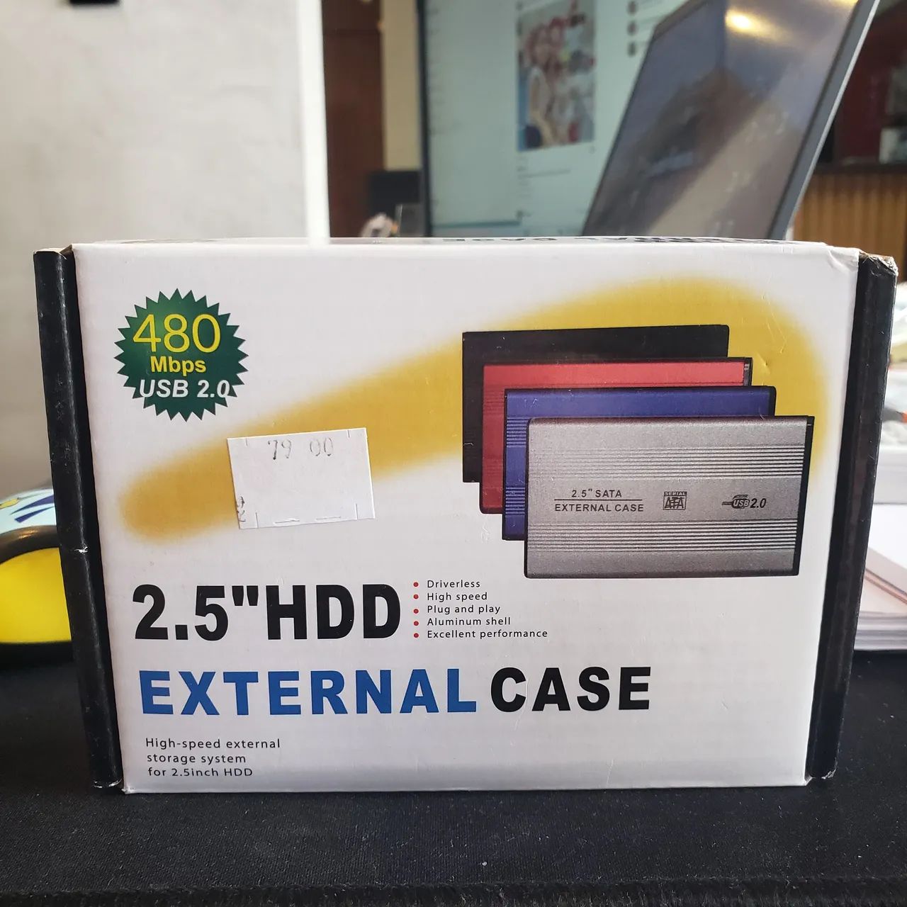 Case para HD Externo para HD 2.5 SATA 480 Mbps USB 2.0