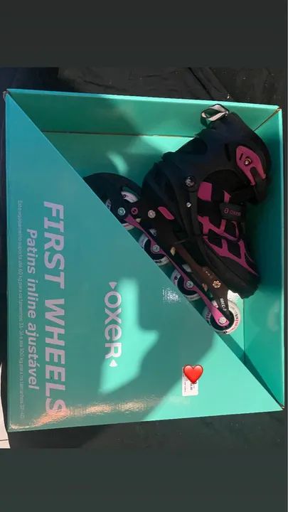 Patins Inline Ajustável Oxer - First Wheels - Foto 2