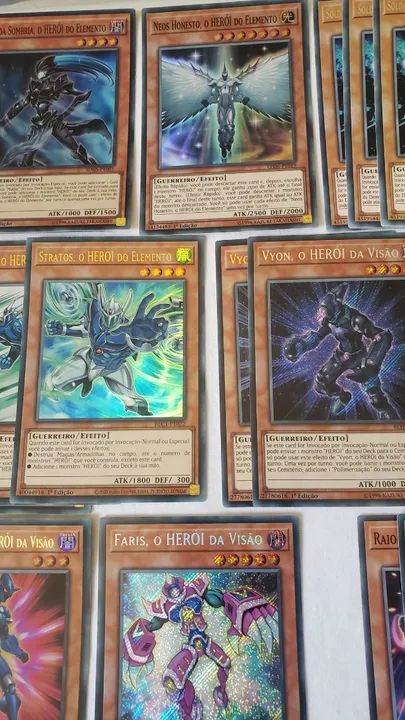 Deck/set Yugioh Original Hero - Foto 2