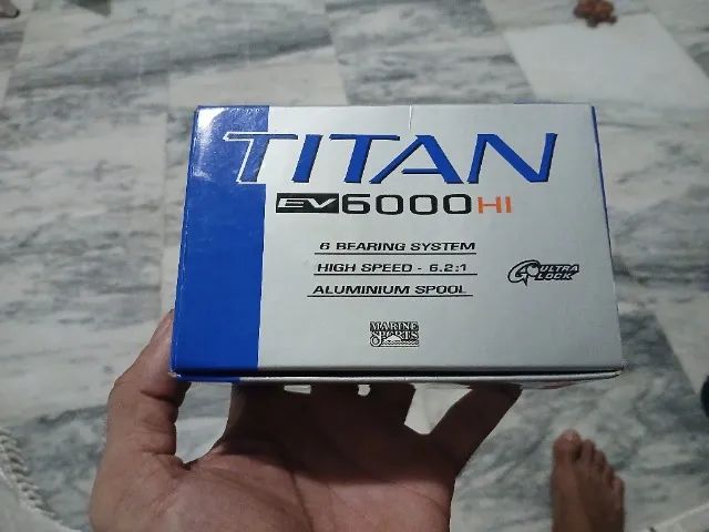 Carretilha de Pesca Titam EV 6000 HI - Foto 4