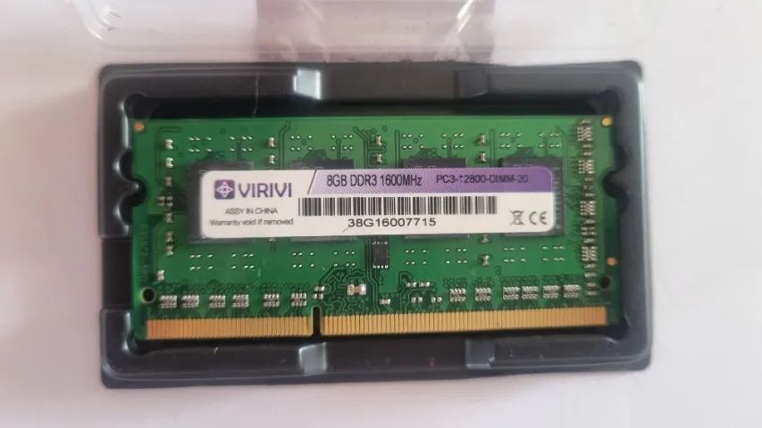 VIRIVI 8GB DDR3L 1600 Notebook Memory64396502684034120