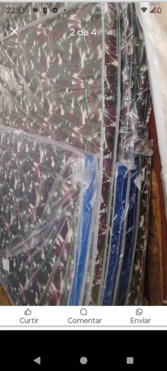 Colchões Camuflados Novos