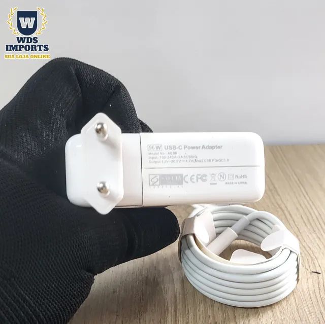 Fonte Carregador Compatível Macbook Pro 96w Usb Tipo C
