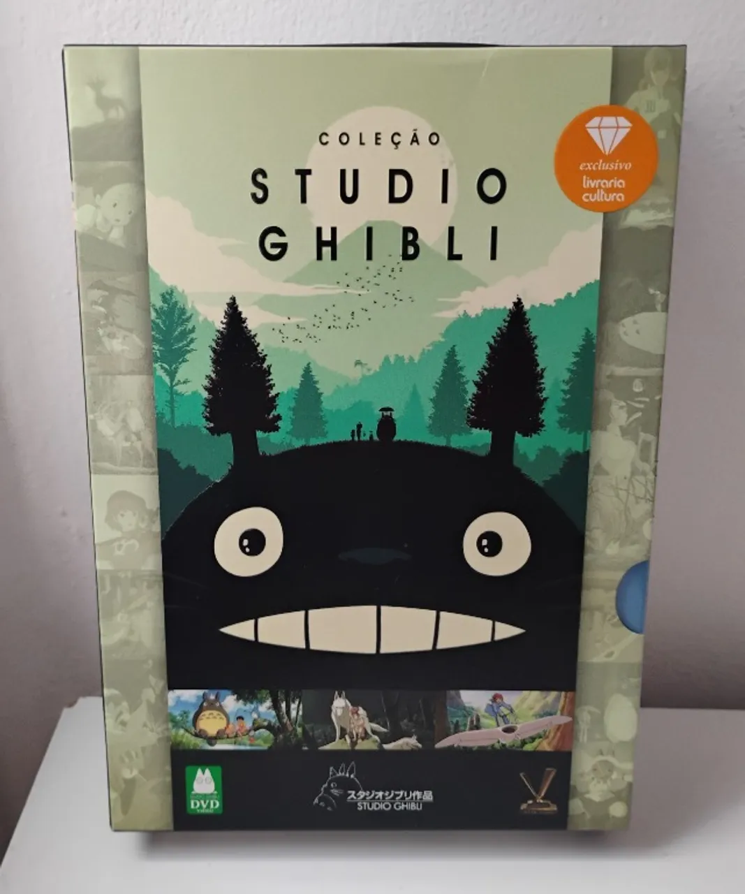 BOX de DVDs COLEÇÃO STUDIO GHIBLI em perfeito estado de conservação
