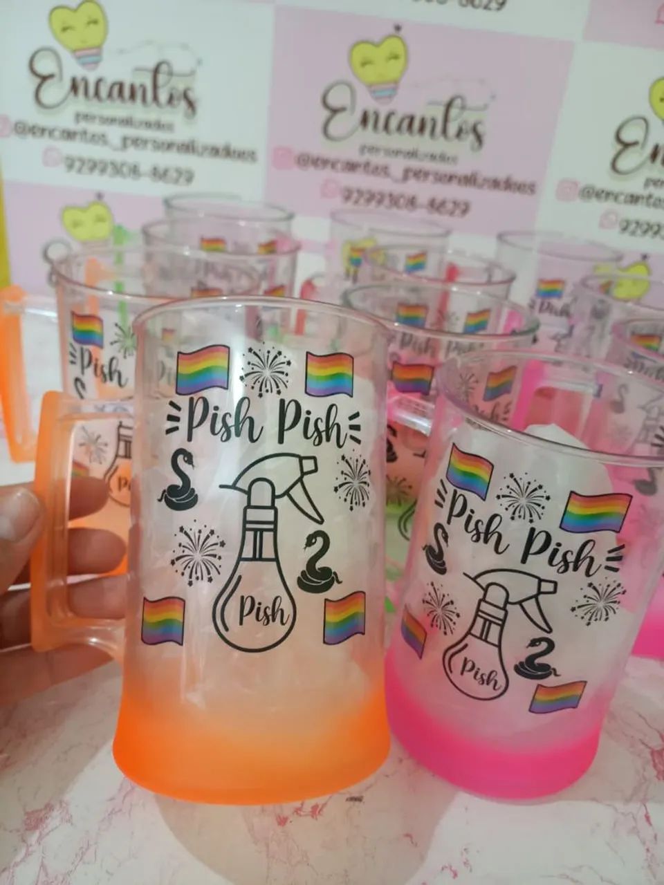 Canecas de Chopp,  copos personalizados,  baldes de gelo . - Foto 3