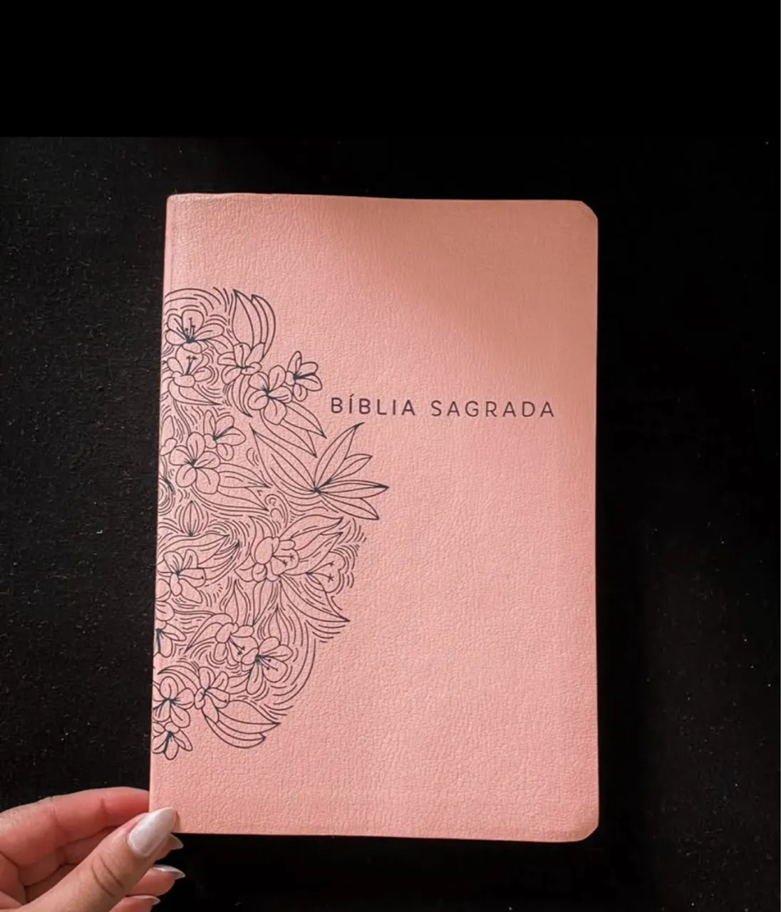 Bíblia NVI Slim Luxo Rosa + BRINDES (Café com Deus Pai e Max Lucado)