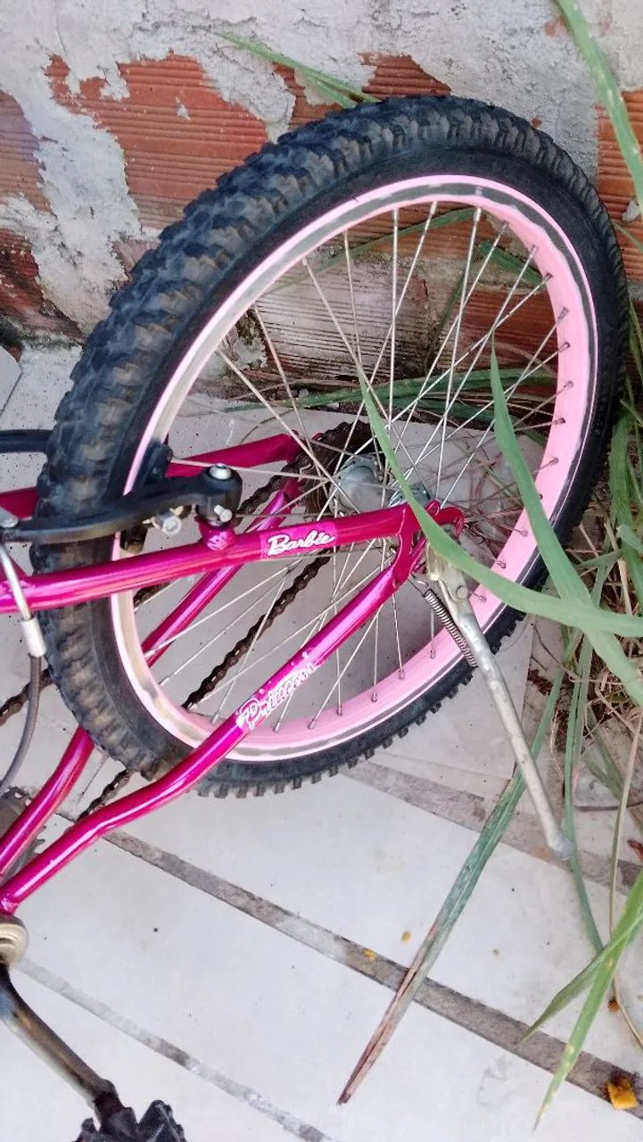 Bicicleta Infantil Barbie - Foto 4
