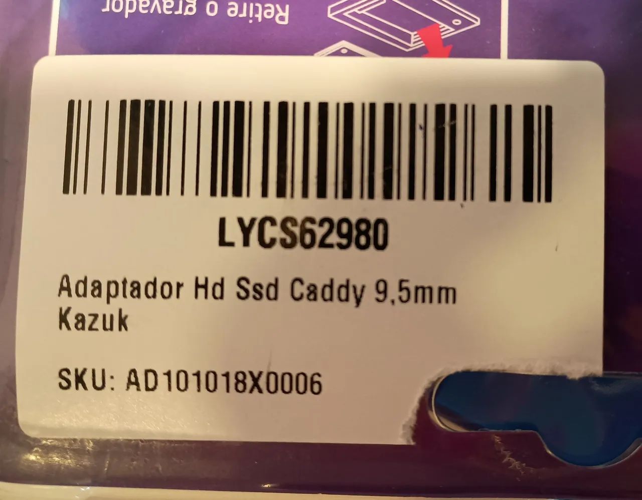 Adaptador HD/SSD 9.5mm - Foto 2