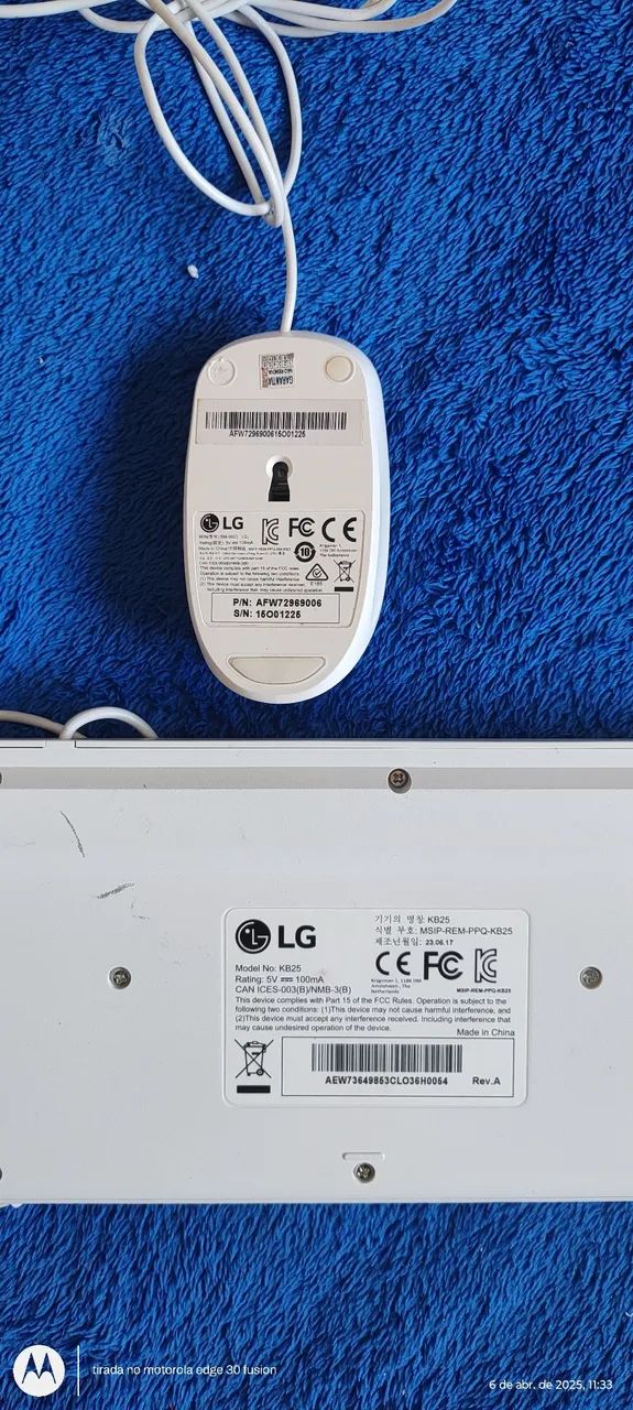 Kit Teclado e Mouse LG - Foto 2