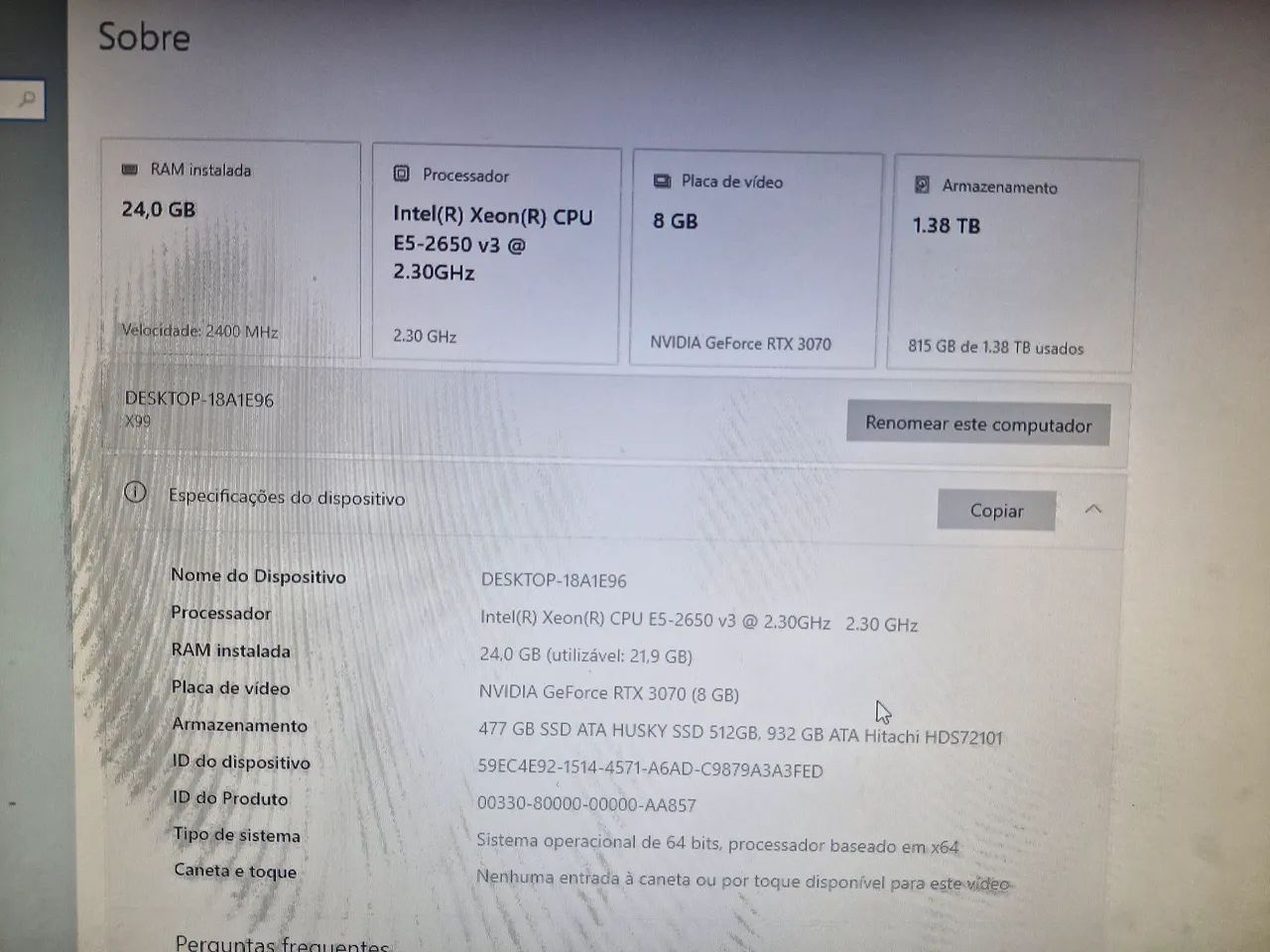 Gaming Computer65049959682305125