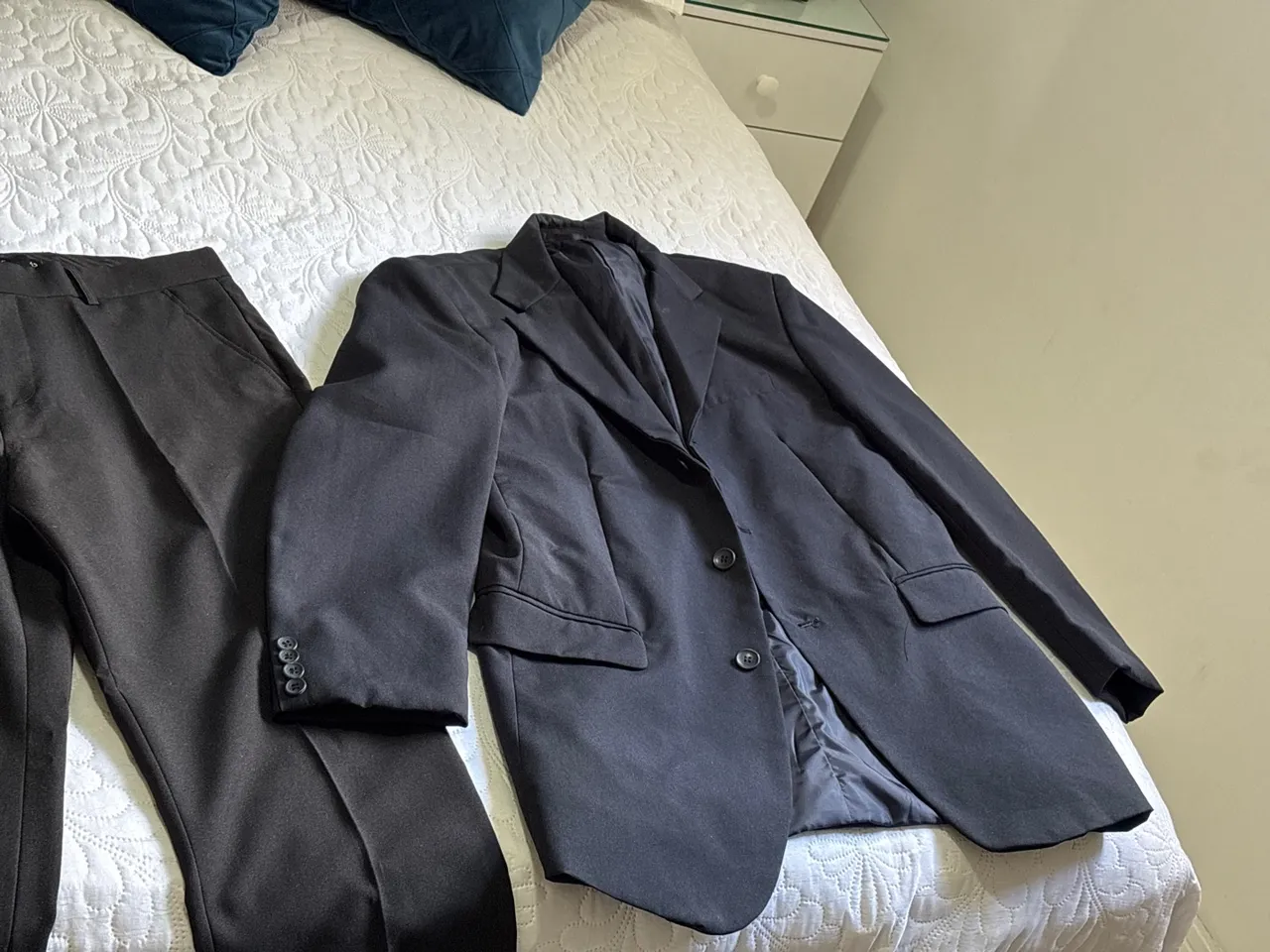 Terno preto completo - Blazer e Calça Social