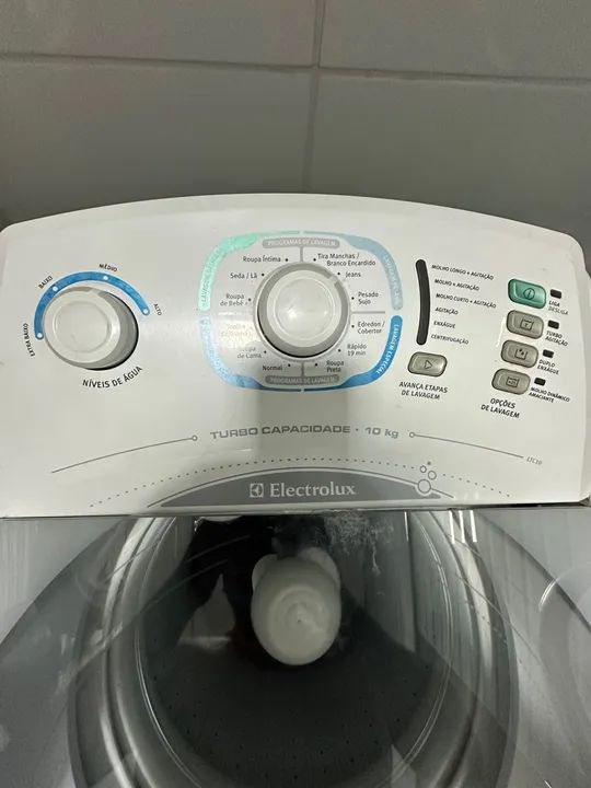 Máquina de Lavar Roupa Electrolux 10kg Turbo Capacidade - Foto 2