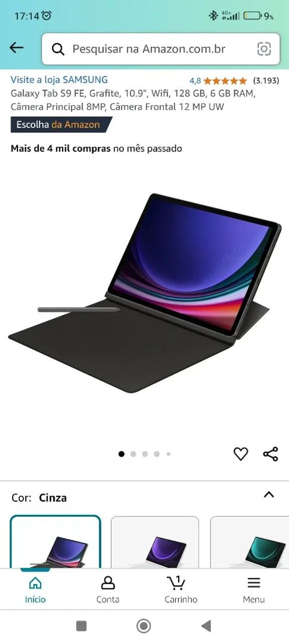 Tablet Samsung S9 FE - Foto 3