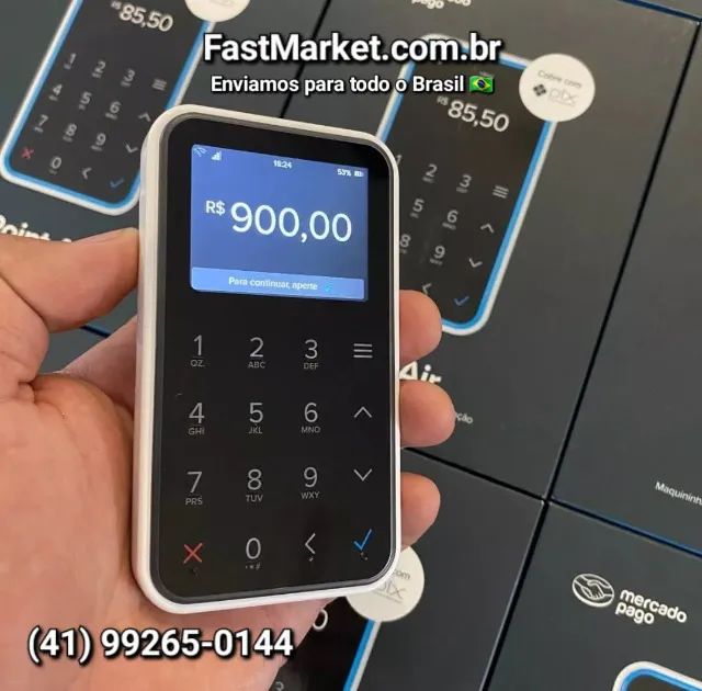 Maquina de Cartão Sem Mensalidade Pronta Entrega Curitiba Centro - Chip Gratis - Foto 2