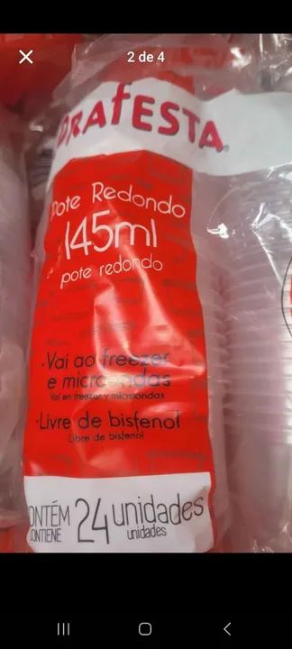 CAIXA DE COPO COM TAMPA 145ML - Foto 2