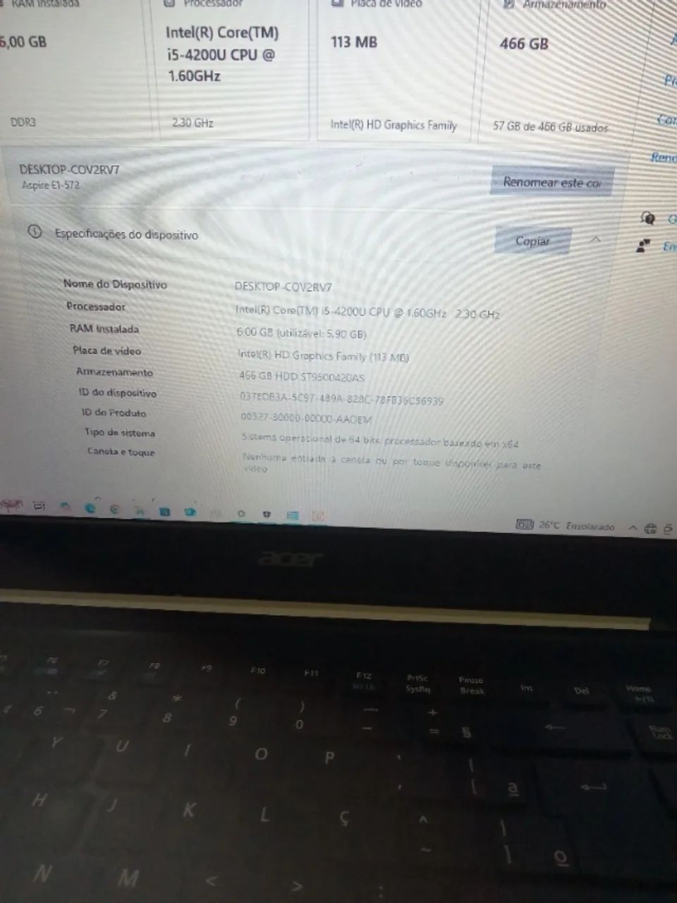 Samsung i5 quarta geração/6 RAM/500 HD  - Foto 5