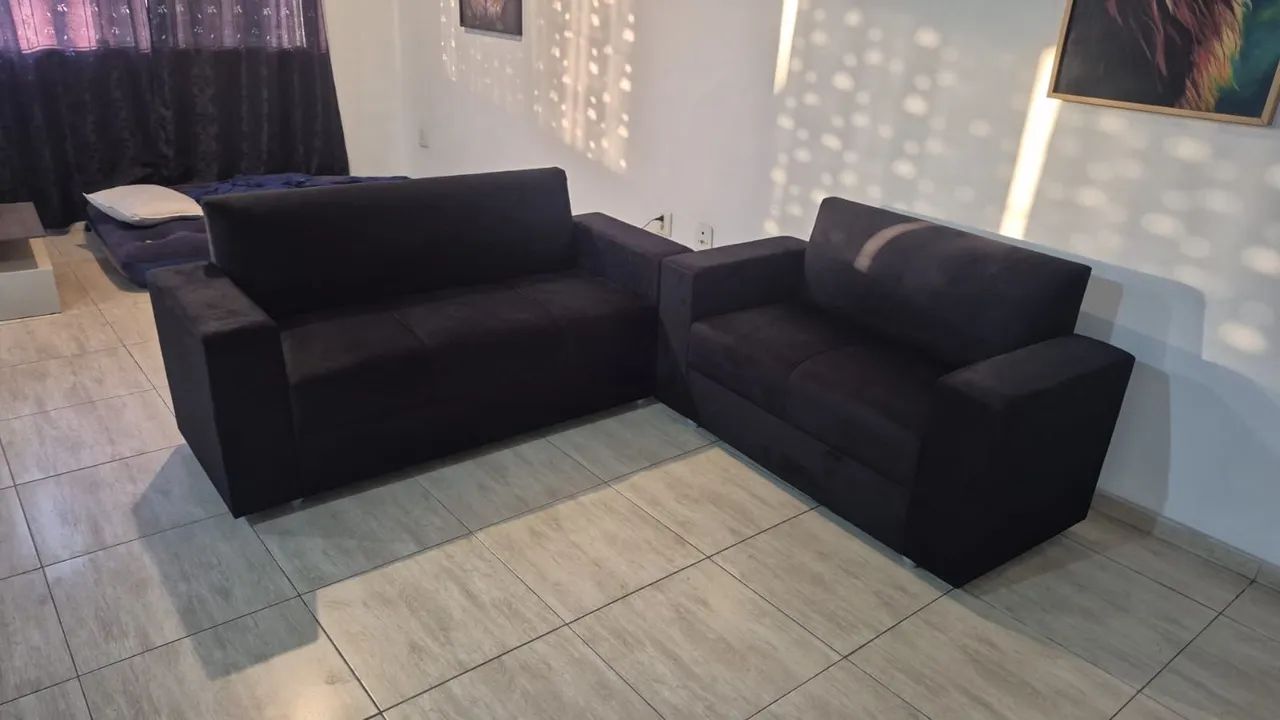 Conjunto de sofá Estrela de 2 e 3 lugares 