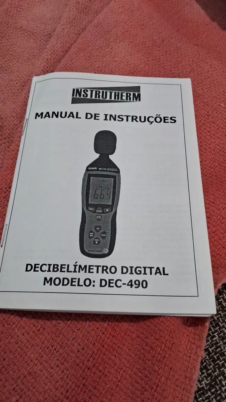 Decibelímetro Digital Instrutherm Dec-490