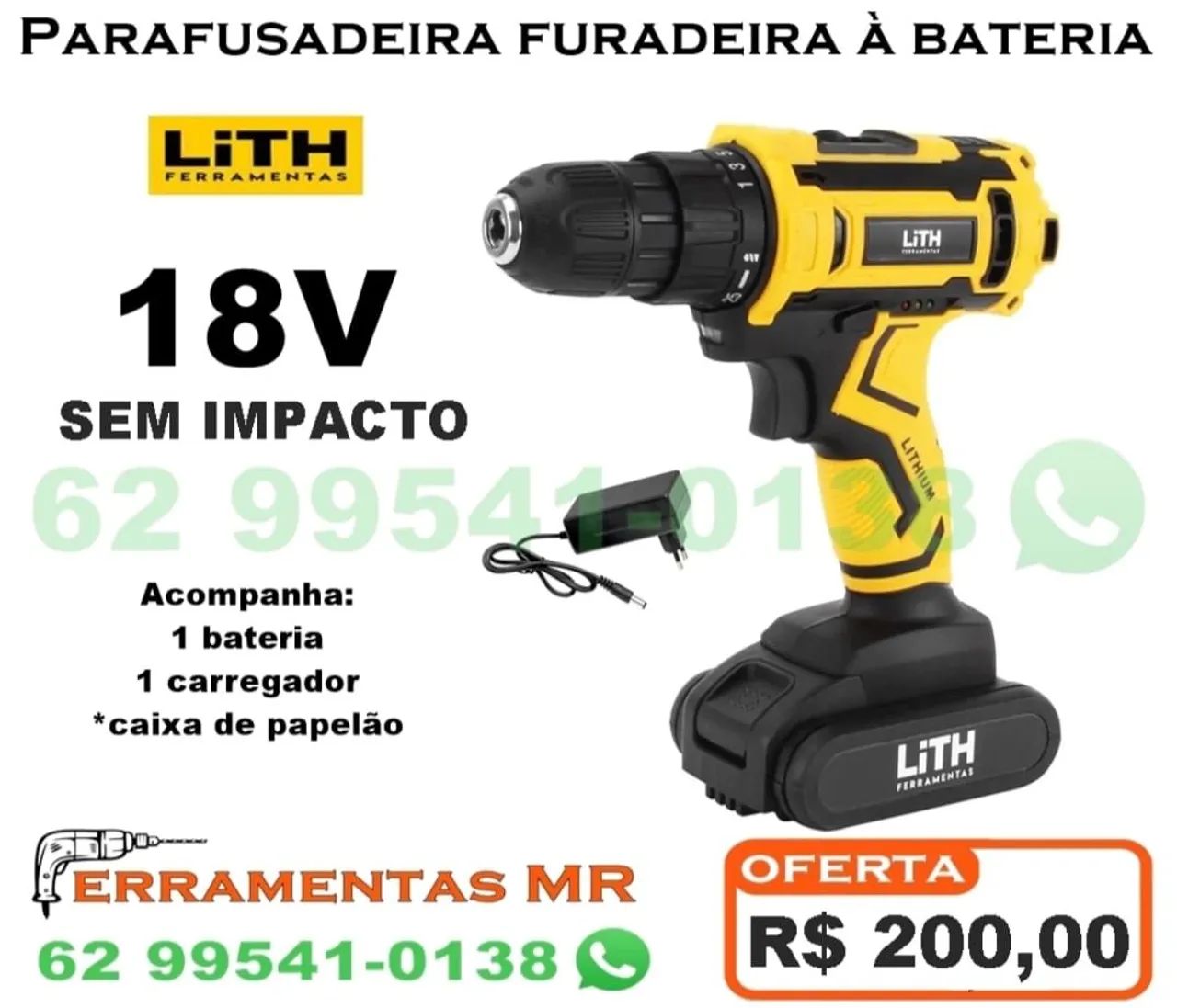 Furadeira parafusadeira com fio - oferta últimas unidades  - Foto 2