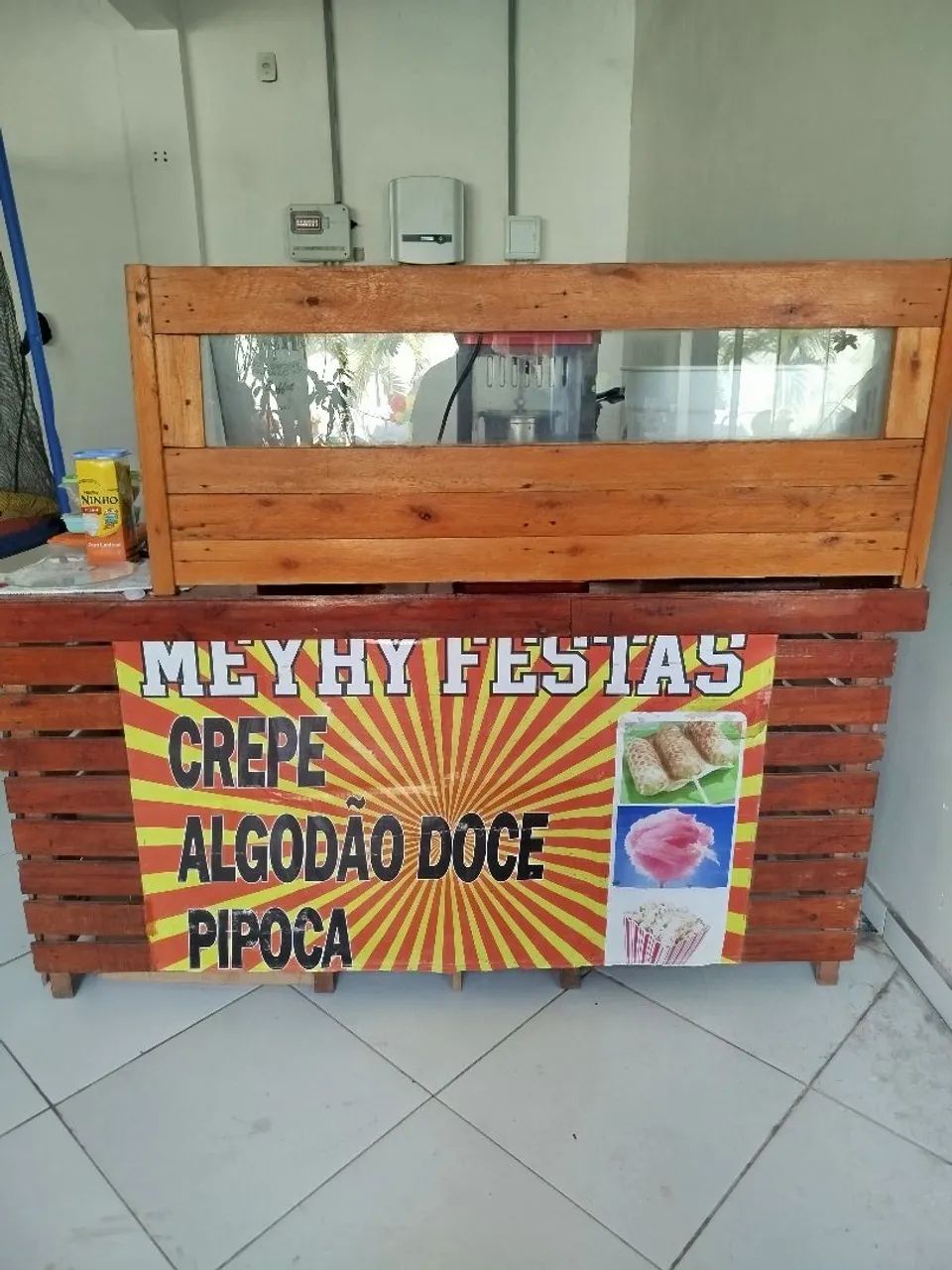 Pipoca, algodão doce e crepes  - Foto 2