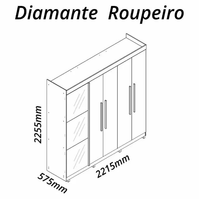 ROUPEIRO CASAL COM SAPATEIRA ESPELHADA - Foto 4
