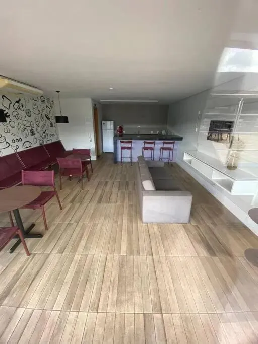 unique studio quadra loft um dormitorio lazer piscina