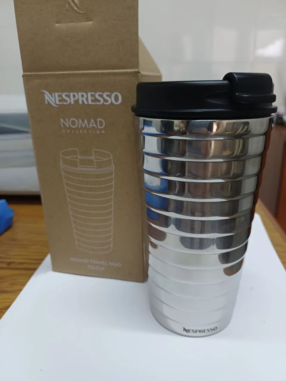 Caneca térmica Nespresso Nomad Travel Mug Touch - Foto 3