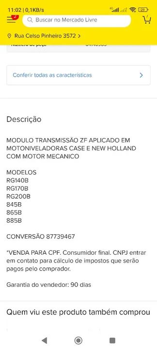 Modulo da transmissão new Holland RG 140B - Foto 5