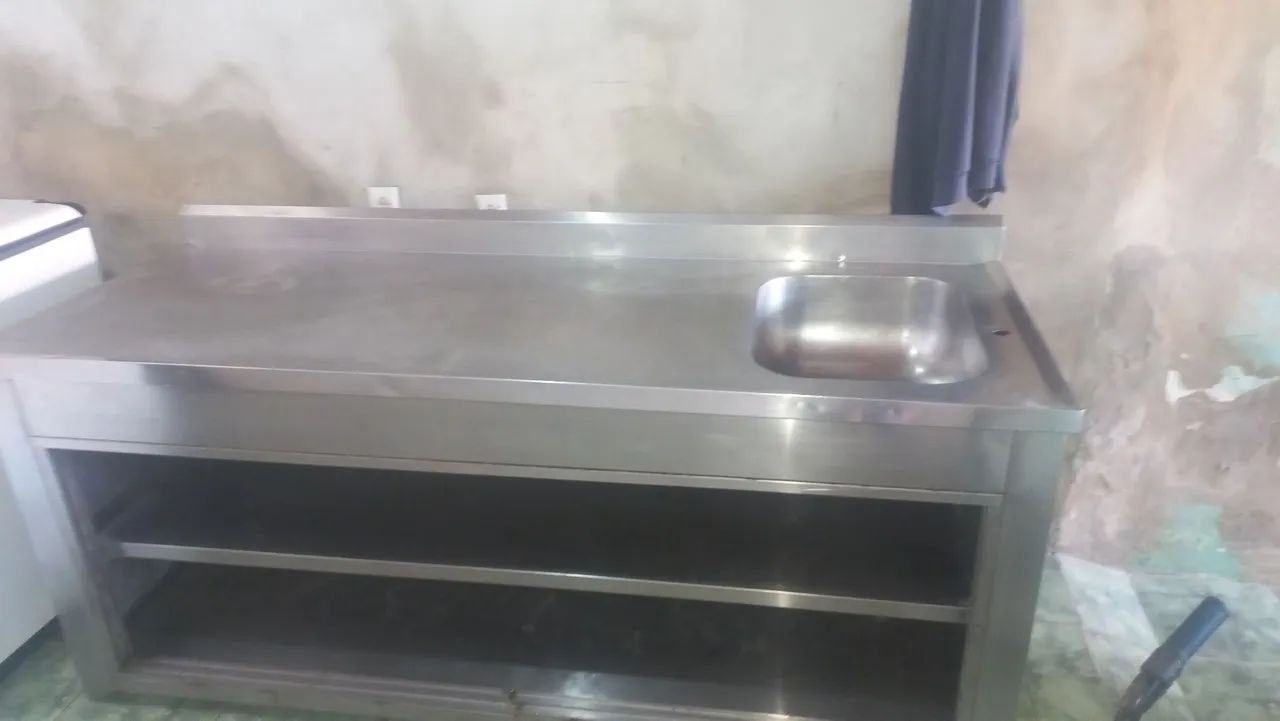 Bancada Pia de Inox para Cozinha - Foto 2