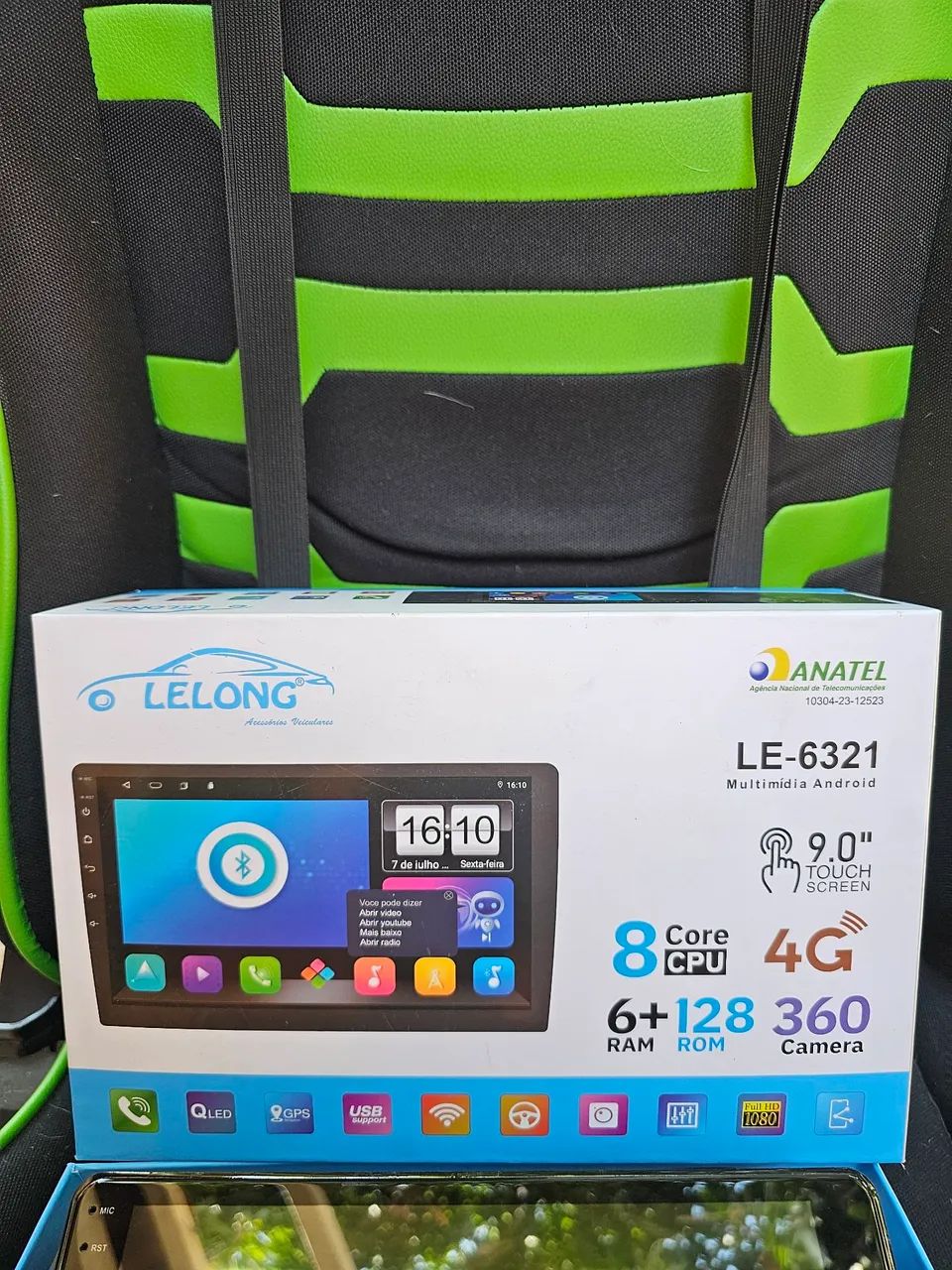 Central Multimídia Android LE-6321 9 Polegadas - Foto 2
