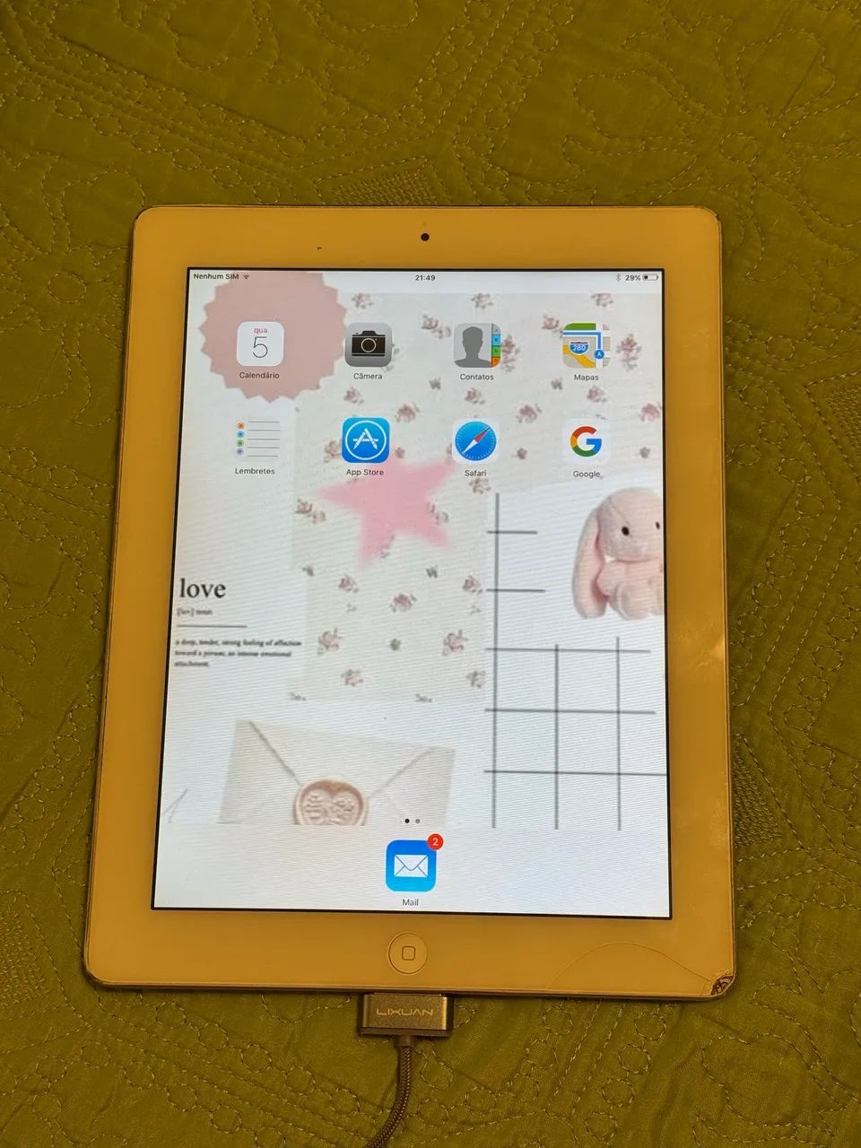 iPad 2 (2ª geração) Wi-Fi - Defeito Som