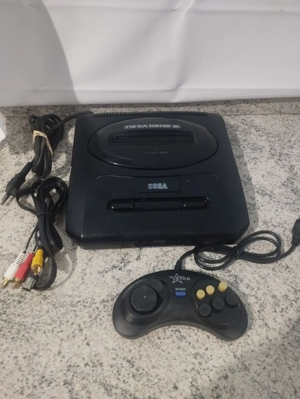 Sega Mega drive 3 funcionando. Com todos os acessórios. 