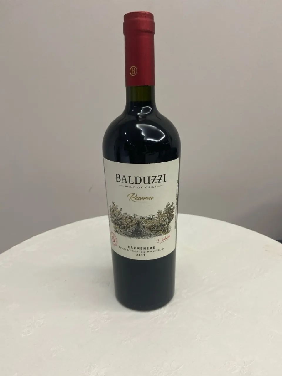 Vinho Chileno Baldduzzi Carmenere Reserva 2017