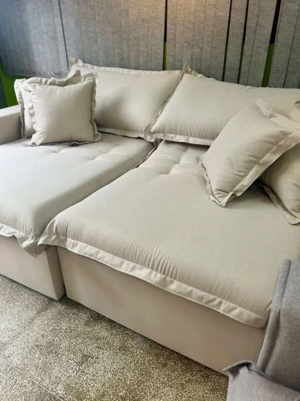 Sofá cama com almofadas  - Foto 5