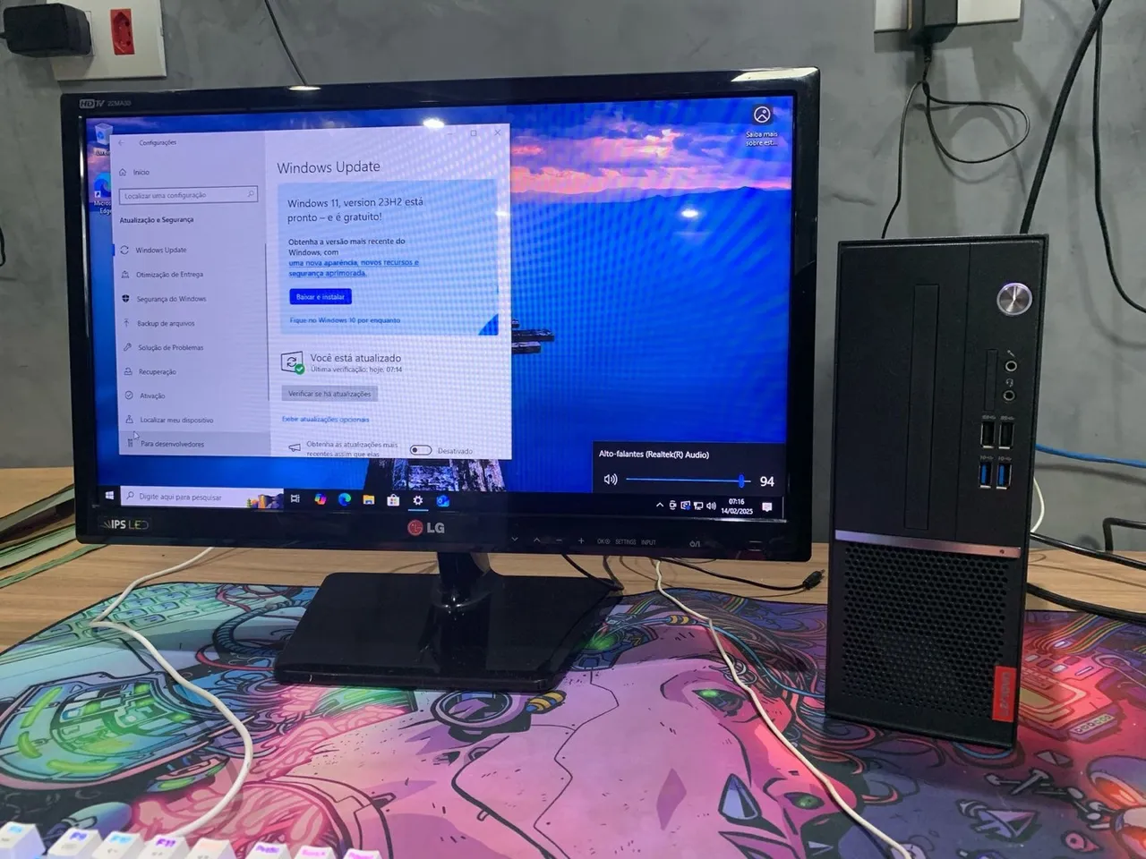 Computador Lenovo Atualizado com Windows 11