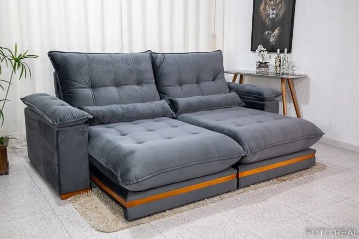 Sofá Retrátil e Reclinável Ibis 2,30m    Pague na Entrega!