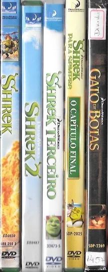 DVD: Shrek (tetralogia) + Gato de Botas (dublado & legendado) filme de animação & comédia  - Foto 2