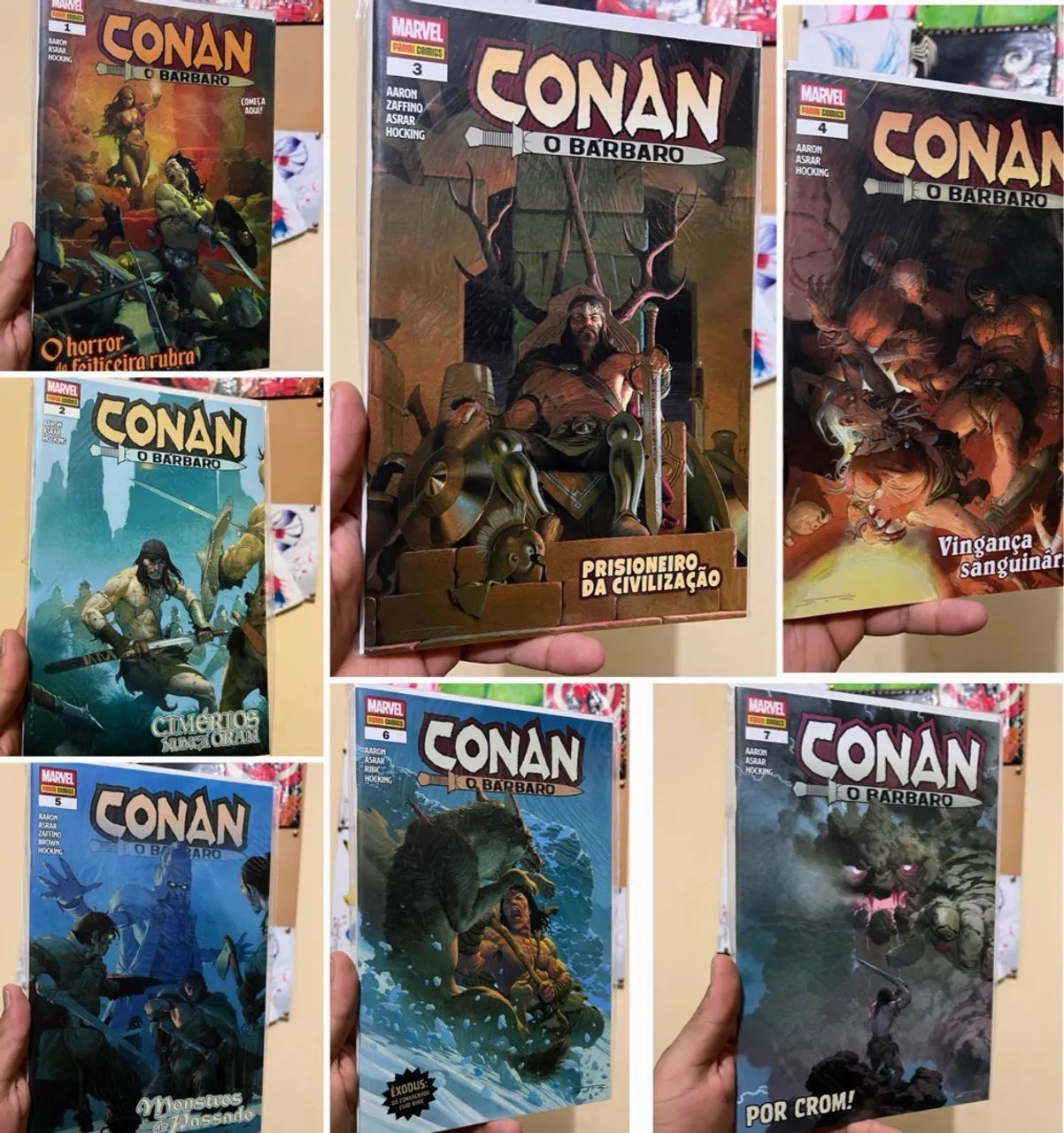 Conan o Bárbaro 1 ao 7 panini