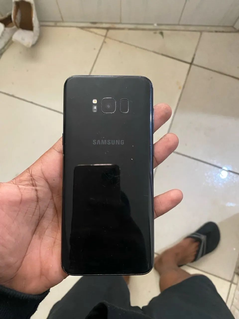 Samsung s8 edge plus - display queimado  - Foto 3